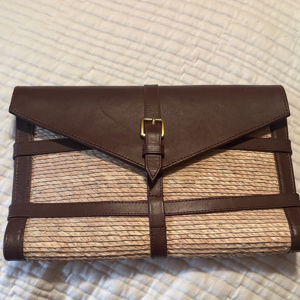 Altuzarra Watermill Raffia Envelope Clutch – NWOT - Picture 2 of 5